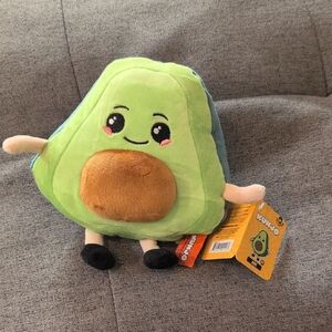 Green Avocado Plush Toy - Soft Kids Stuffed Animal